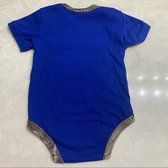 Realtree Baby Boy Camo Onesie Short Sleeve Bodysuit 12M - Picture 3 of 5